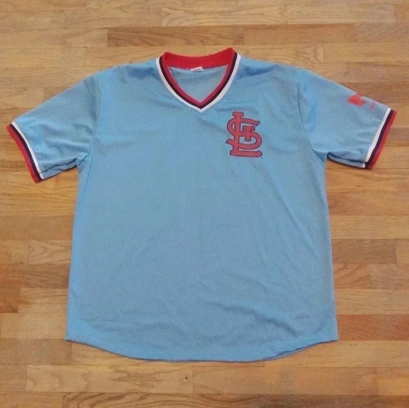 St. Louis Cardinals Bruce Sutter Engine Blue Mesh Jersey SGA Fan Gift Size XL - Picture 1 of 6